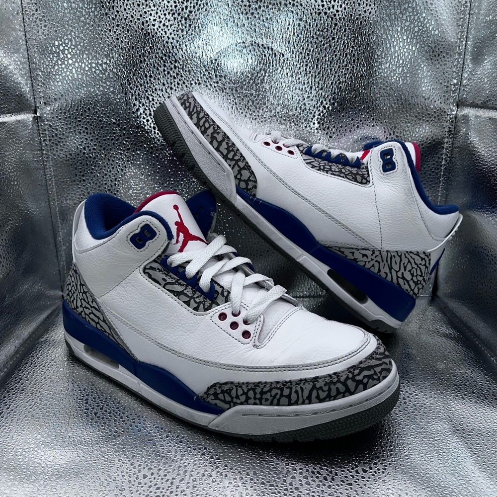 (PRE-OWNED) JORDAN RETRO 3 “TRUE BLUE” ‘16 RELEASE Sz 8M